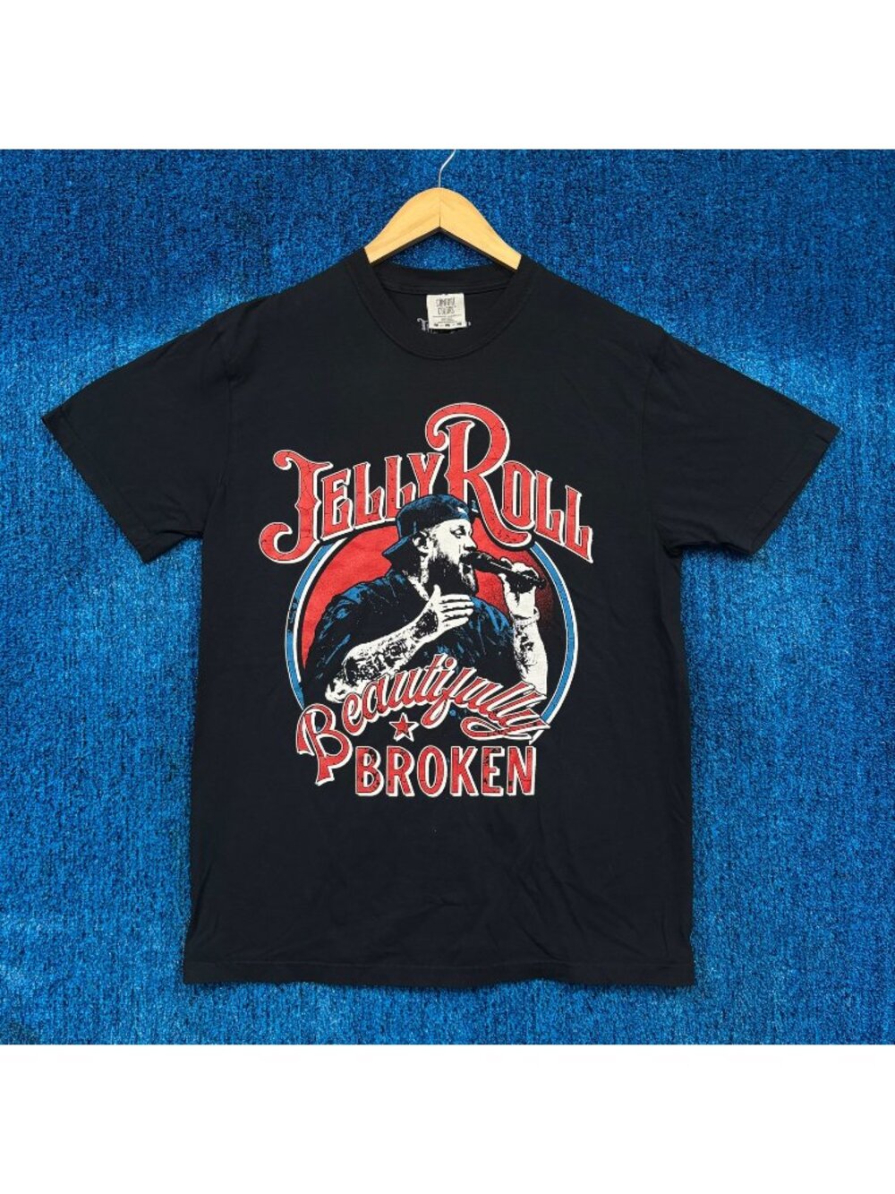 Jelly Roll “Beautifully Broken” Graphic T-Shirt Size M